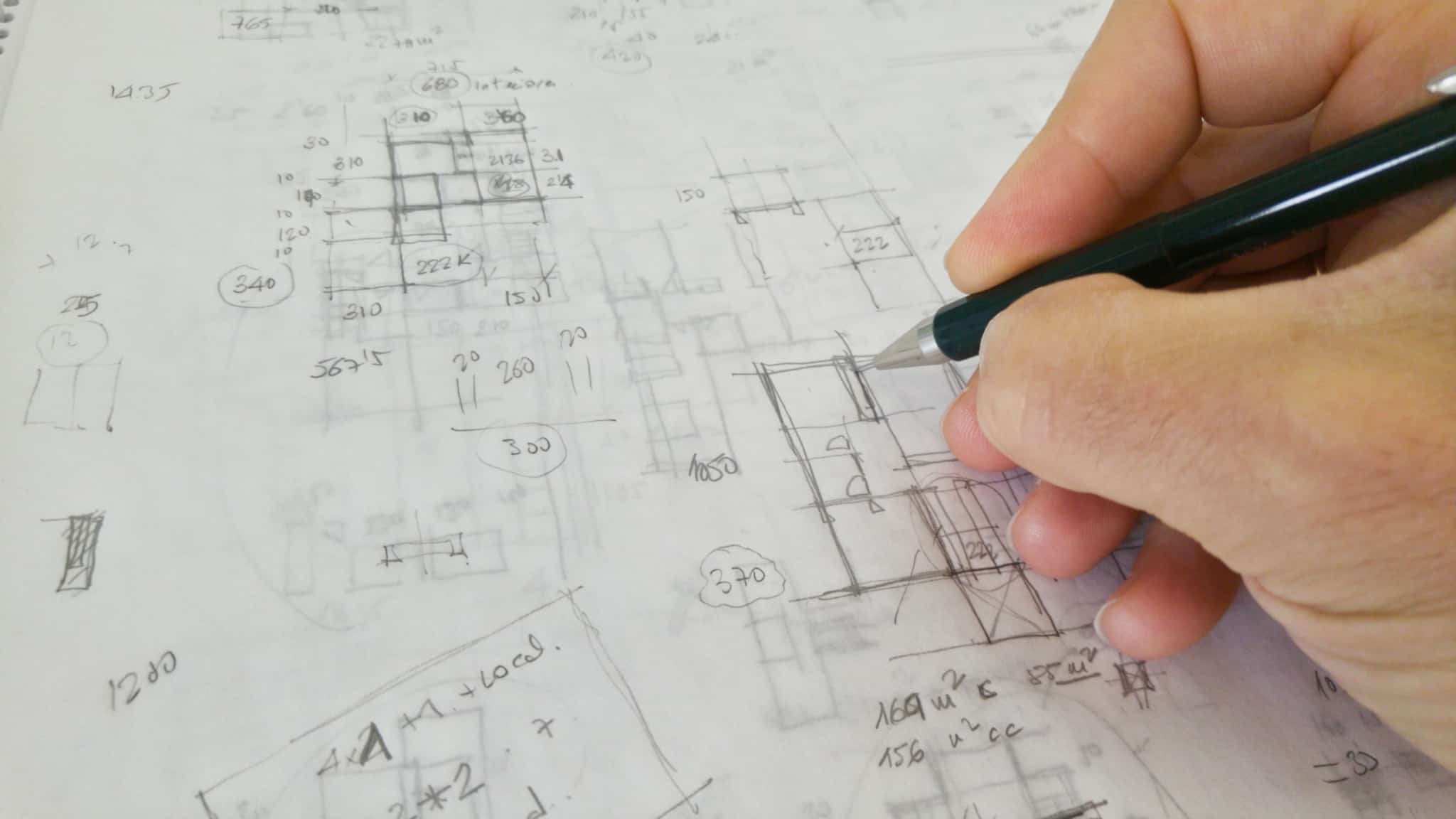 desenho de arquitectura de casa